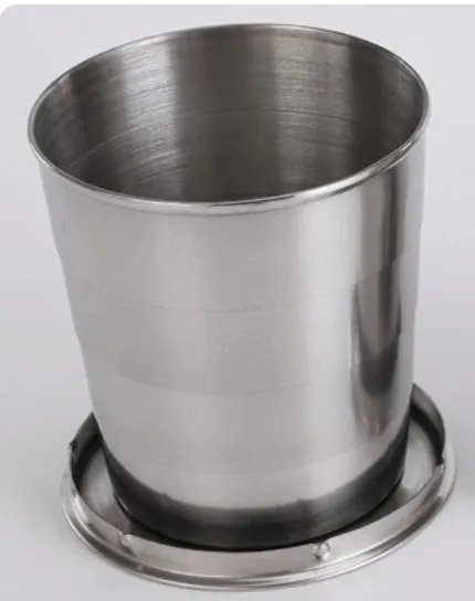 Stainless Steel Folding Cups - 3 sizes available