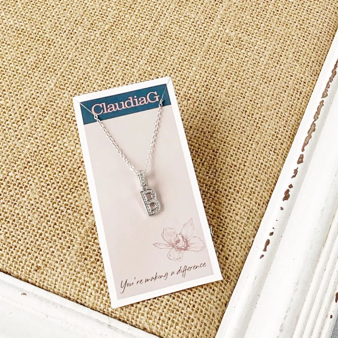 Stainless Steel Letter Necklace