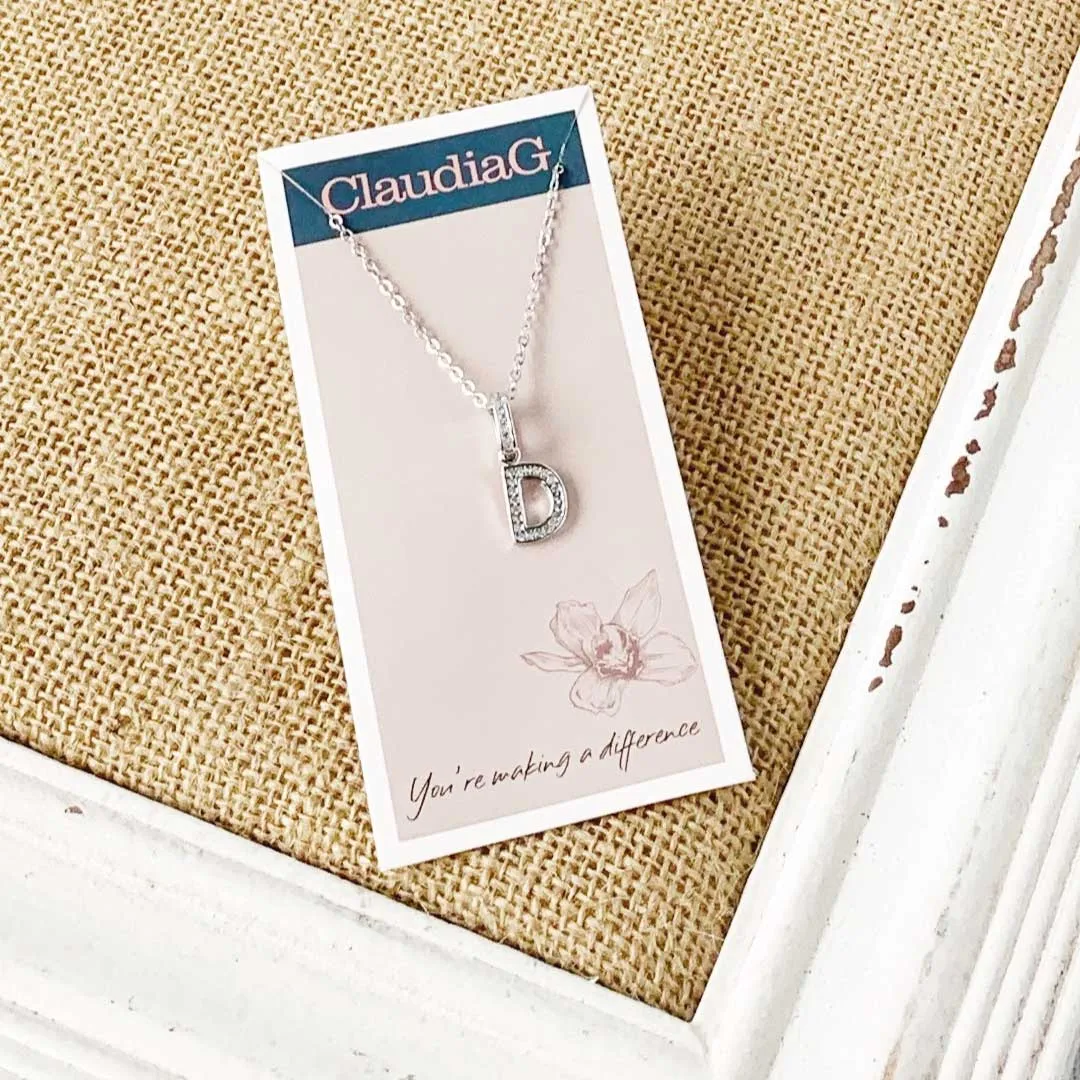 Stainless Steel Letter Necklace