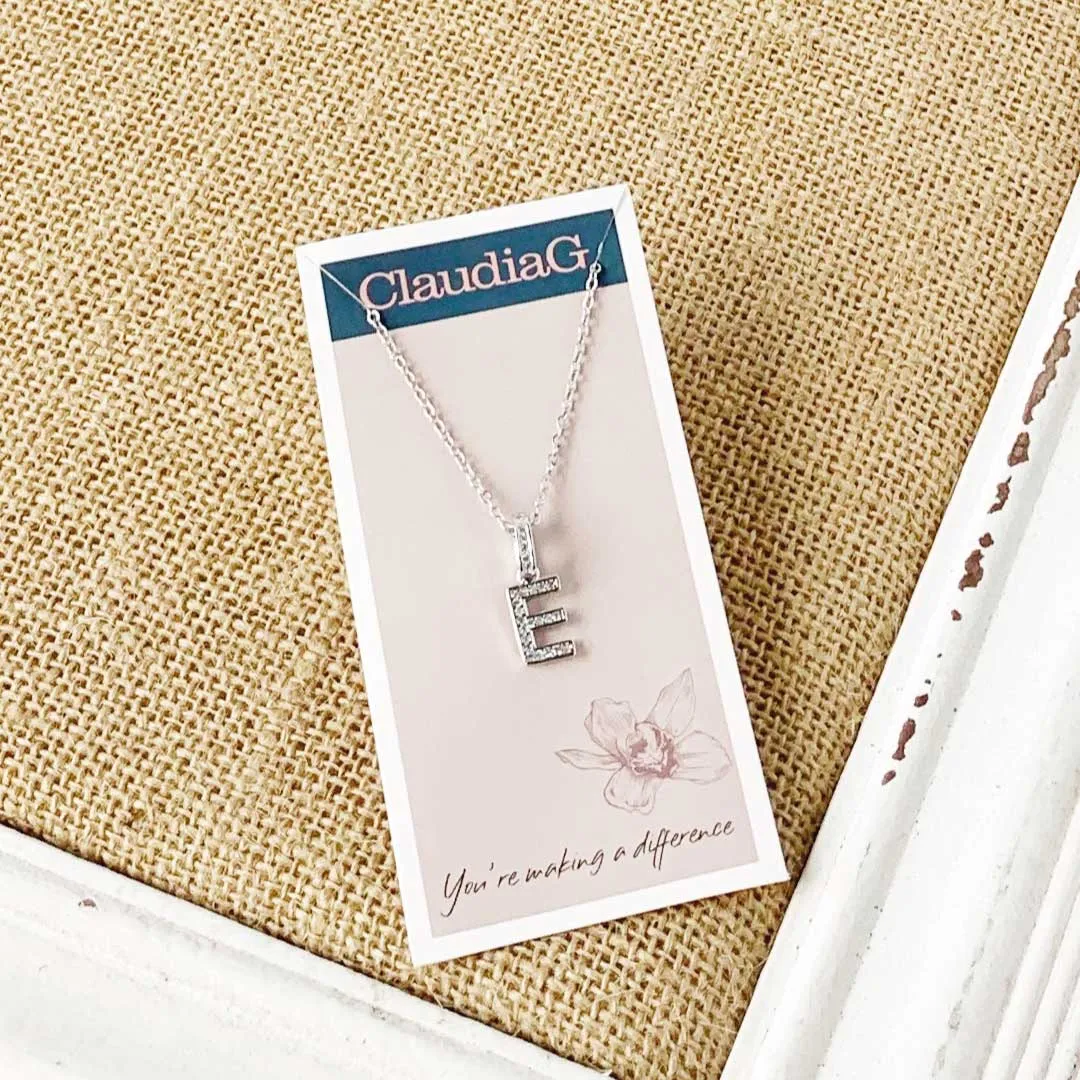 Stainless Steel Letter Necklace