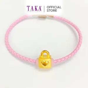 TAKA Jewellery 999 Pure Gold Charm Lock