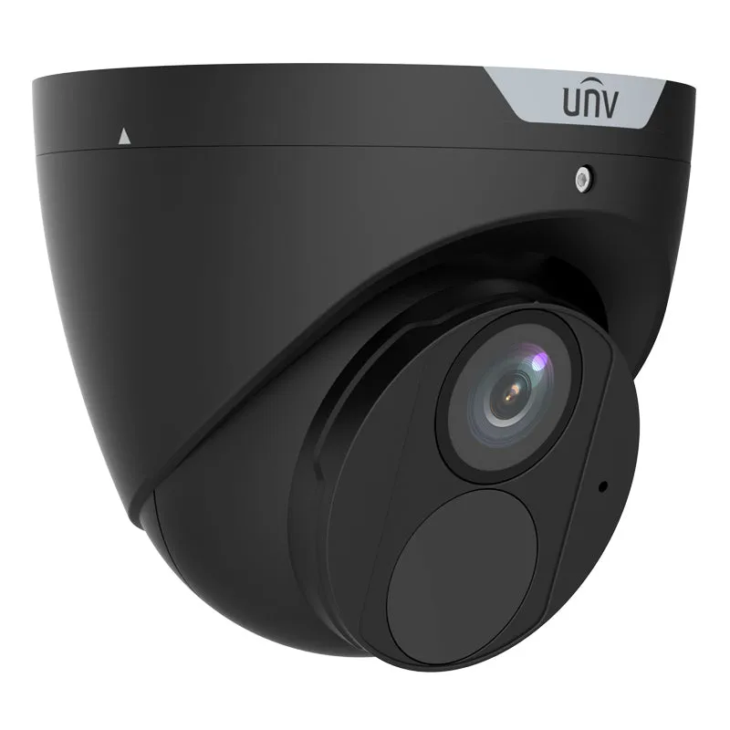 UNIVIEW IPC3615SR3-ADF28KM-G-BK: 5MP LightHunter IR Fixed Eyeball Turret Camera in Black