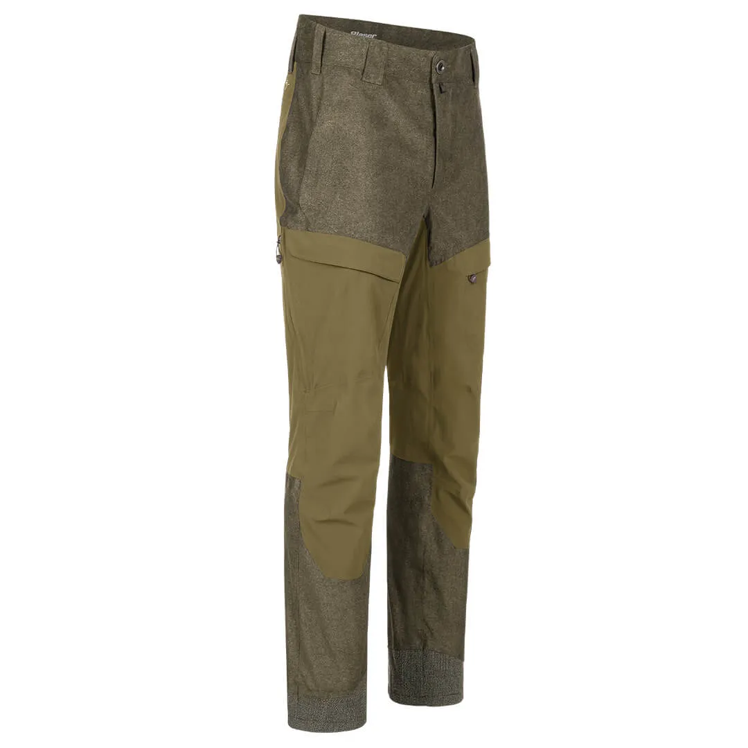 Vintage Trousers Ake 22 - Olive Melange/Black by Blaser