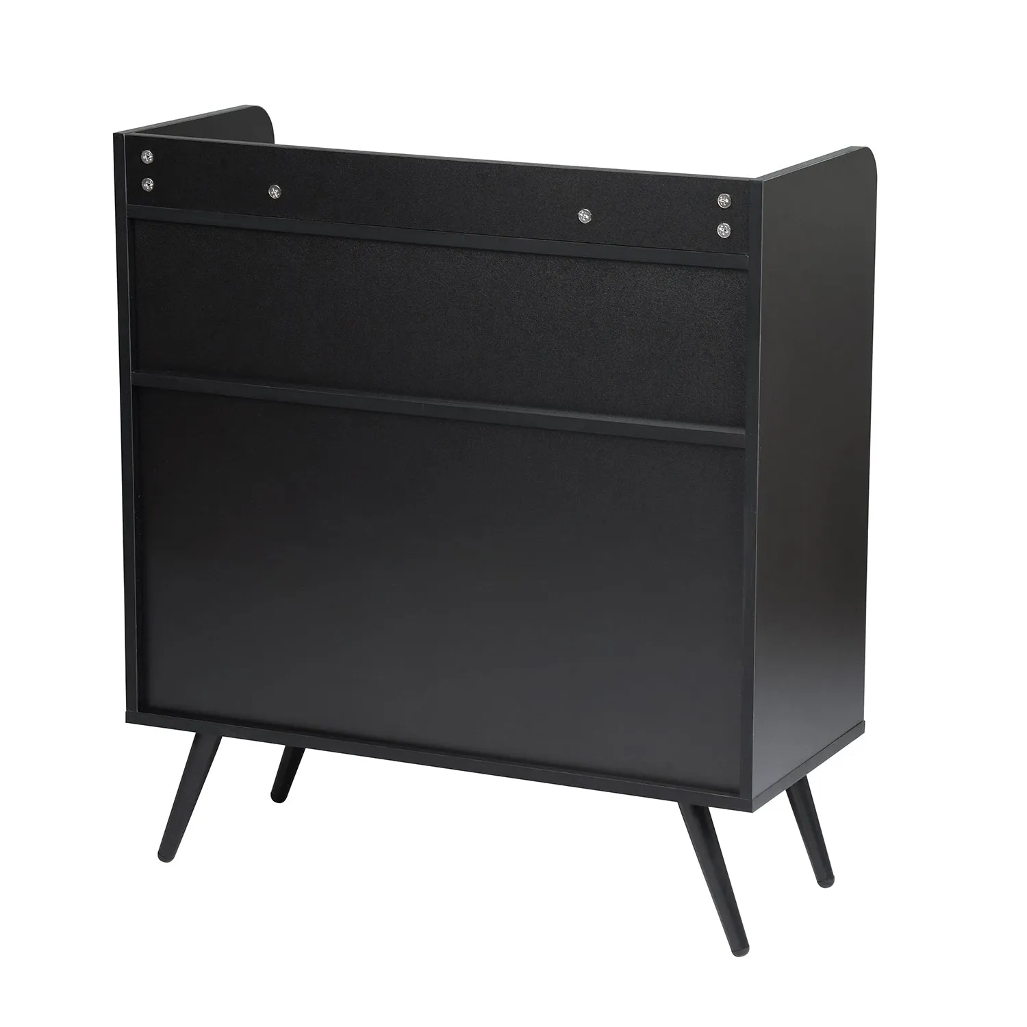 Vold Black Manufactured Wood Sideboard - Homy Casa