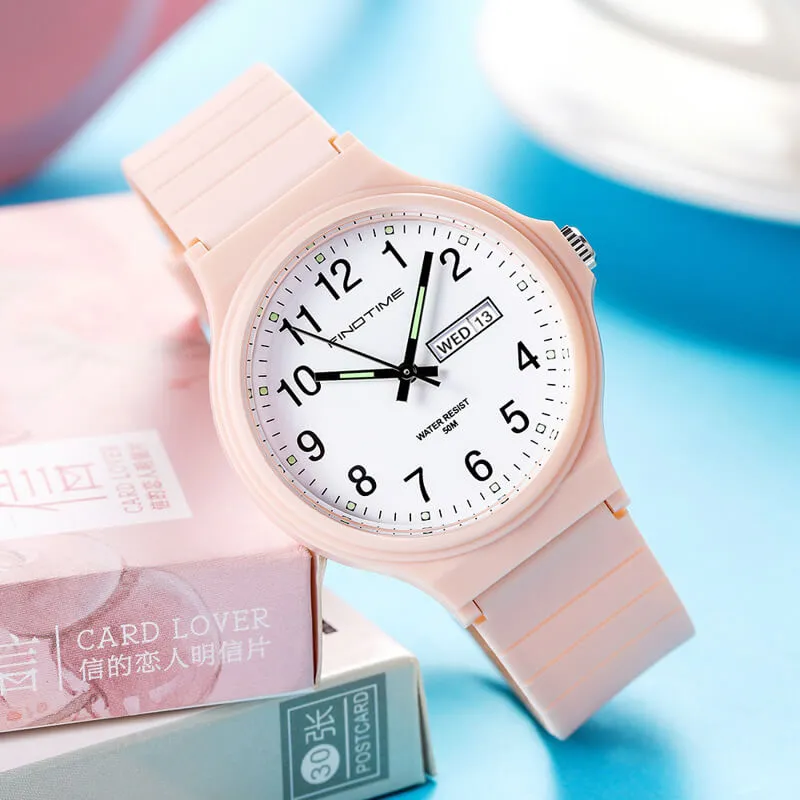 Women's Sport Watch Waterproof Analogue Watches Sport Simple Minimalist Casual Wrist Watch Luminous Ladies Wristwatch Calendar