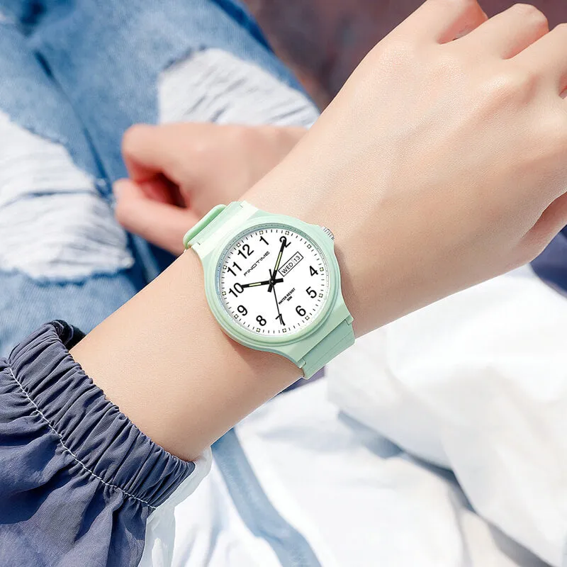 Women's Sport Watch Waterproof Analogue Watches Sport Simple Minimalist Casual Wrist Watch Luminous Ladies Wristwatch Calendar