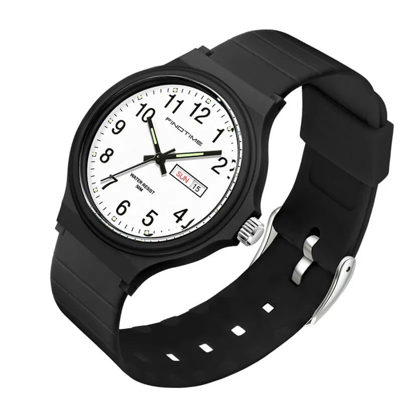 Women's Sport Watch Waterproof Analogue Watches Sport Simple Minimalist Casual Wrist Watch Luminous Ladies Wristwatch Calendar