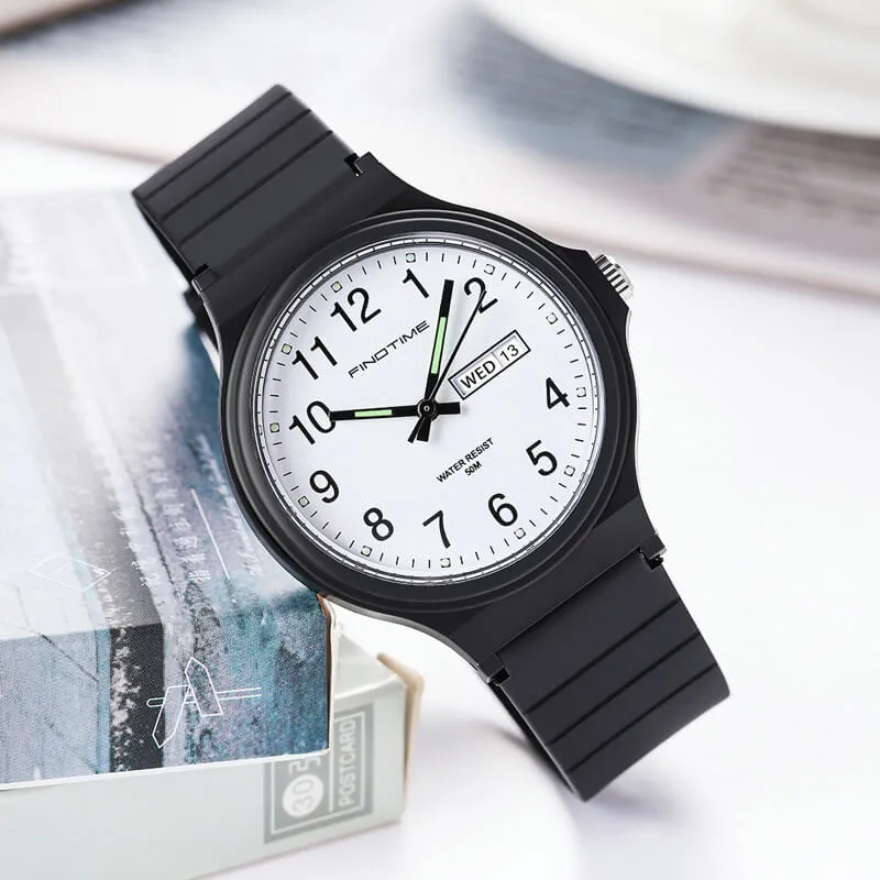 Women's Sport Watch Waterproof Analogue Watches Sport Simple Minimalist Casual Wrist Watch Luminous Ladies Wristwatch Calendar