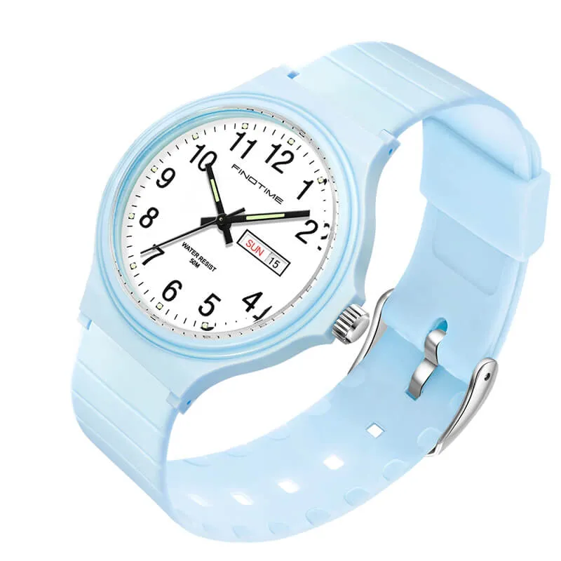 Women's Sport Watch Waterproof Analogue Watches Sport Simple Minimalist Casual Wrist Watch Luminous Ladies Wristwatch Calendar