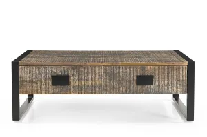 Wyatt XL Coffee Table - Black Patina