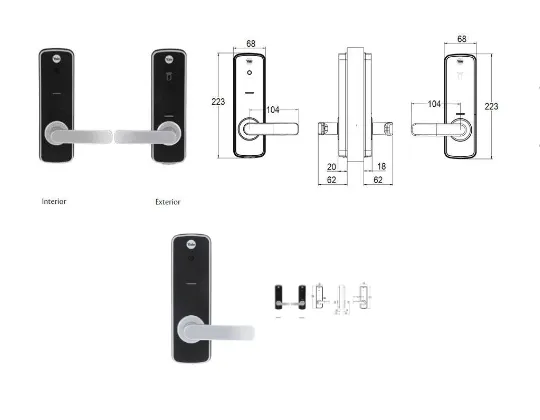 YALE UNITY LOCK SILVER